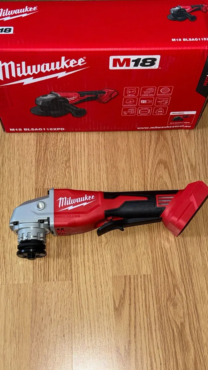 Milwaukee M18 Cordless Angle Grinder 18v 115mm NEW - Image 2