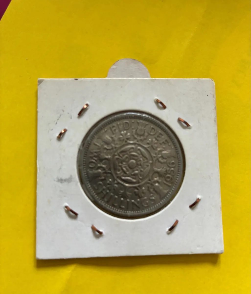 1956 UK Two Shilling - Image 2