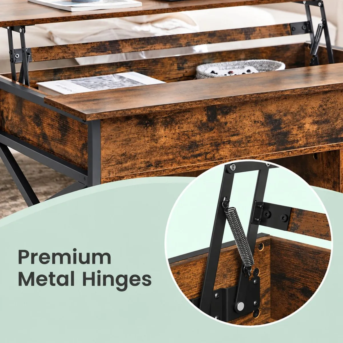 Large adjustable living room table - FREE P&P - Image 3
