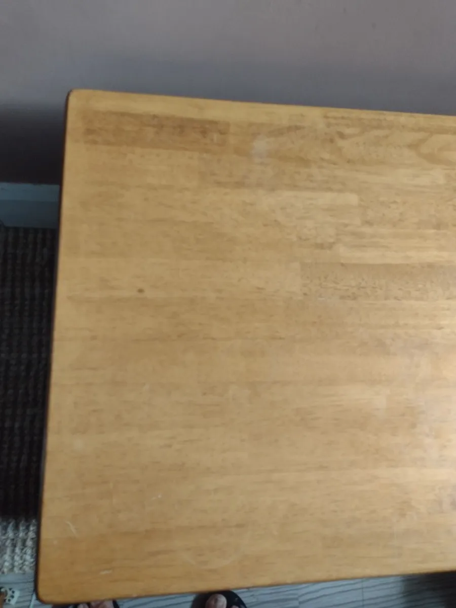 Large Oak coffee table - Image 4