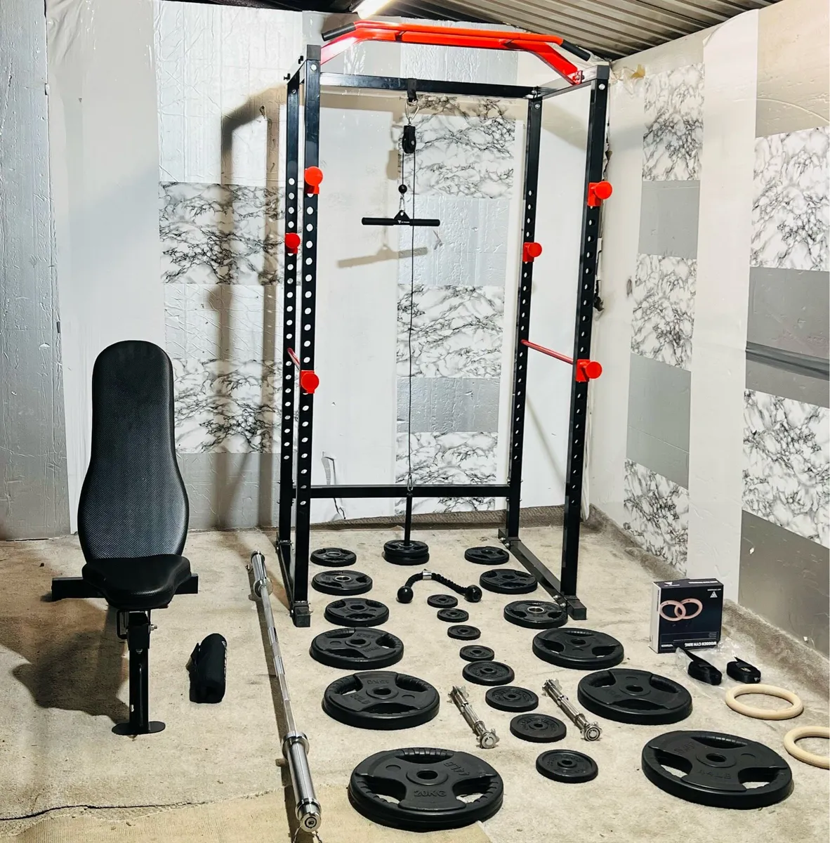 COMPLETE OLYMPIC HOME GYM SETUP - Image 4