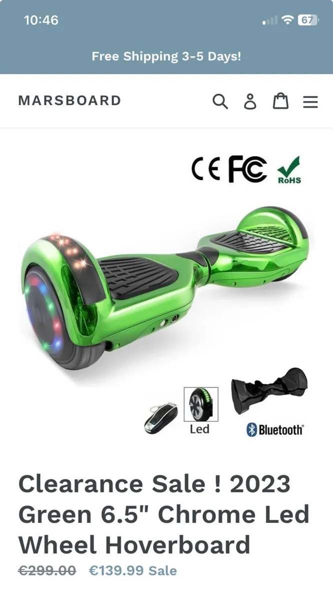6.5 inch Hoverboard - Image 4