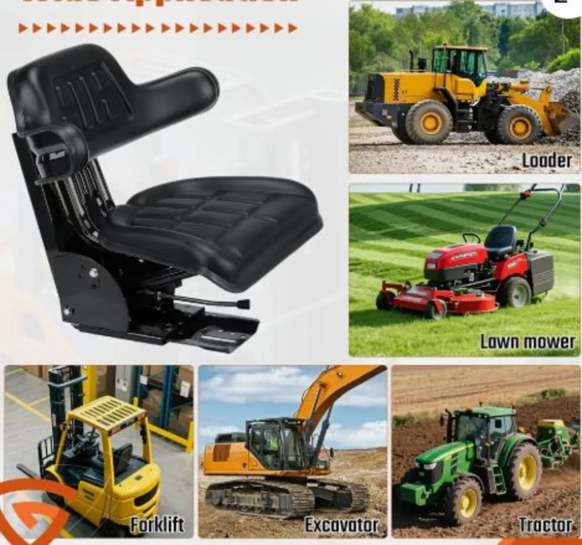 tractor  seat,  replacement  model,  new - Image 4