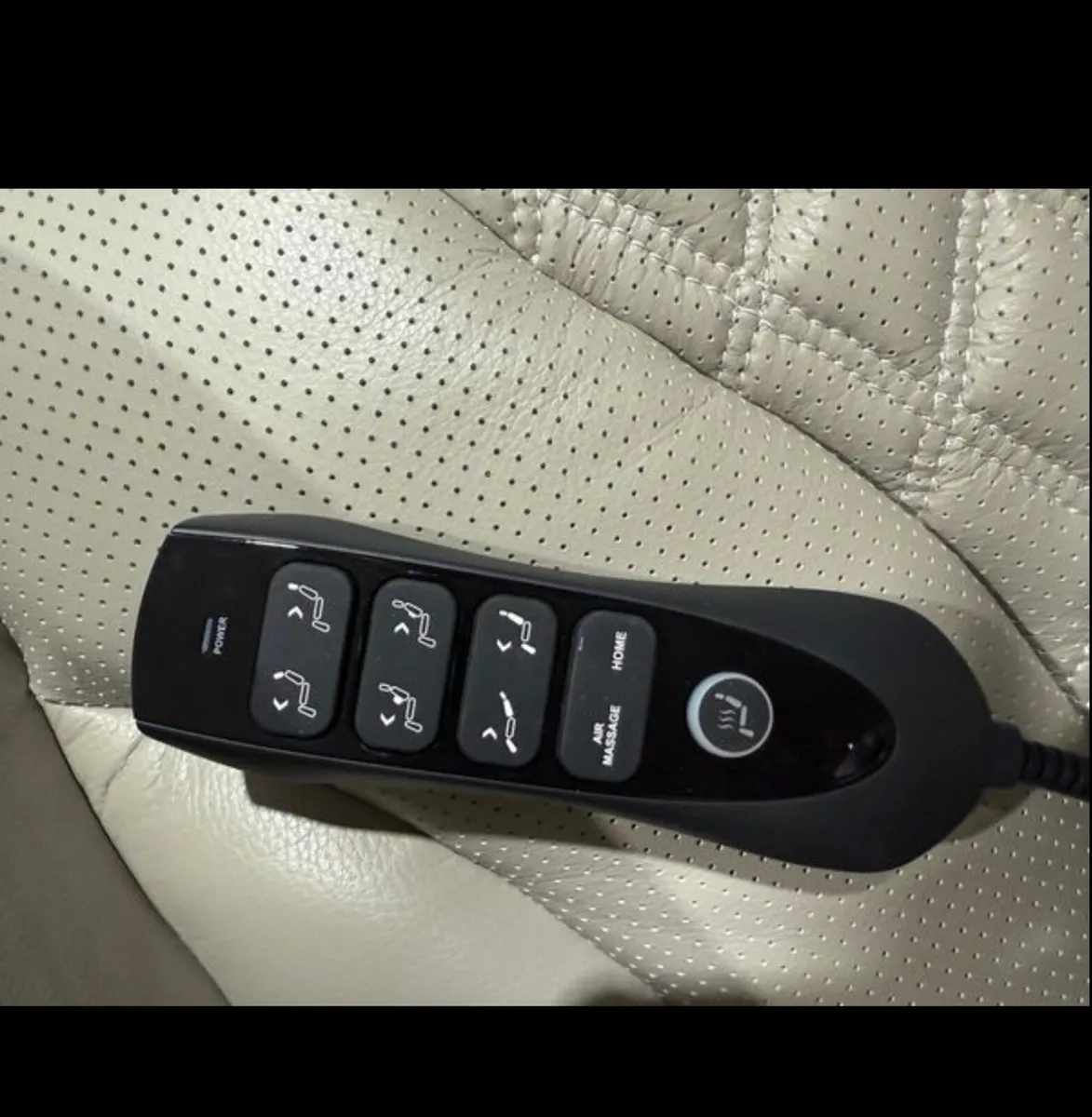 3 Seater Leather Recliner with Massage + Heated - Image 3