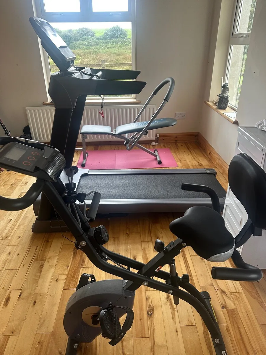 Treadmill + Exercise Bike + ab king pro - Image 2