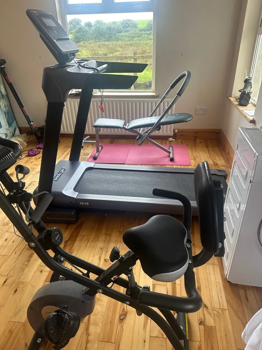 Treadmill + Exercise Bike + ab king pro - Image 1