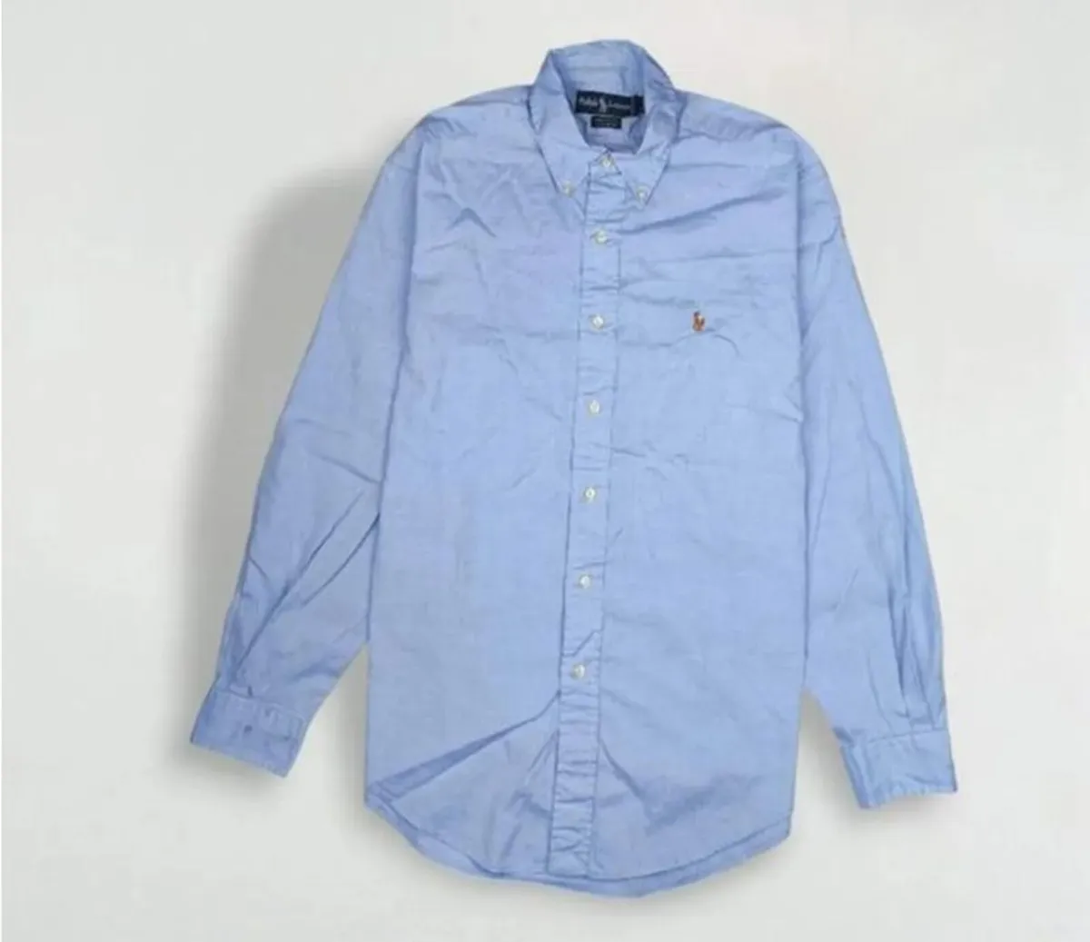 Vintage Polo Ralph Lauren "Yarmouth" Shirt - Blue - Image 4