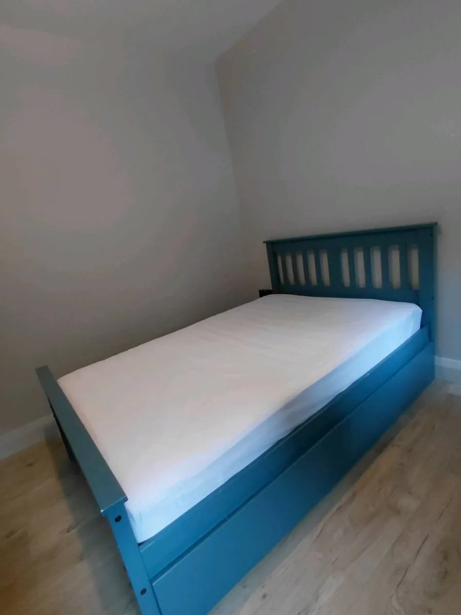 Small Double Bed with Storage Drawers - Image 2
