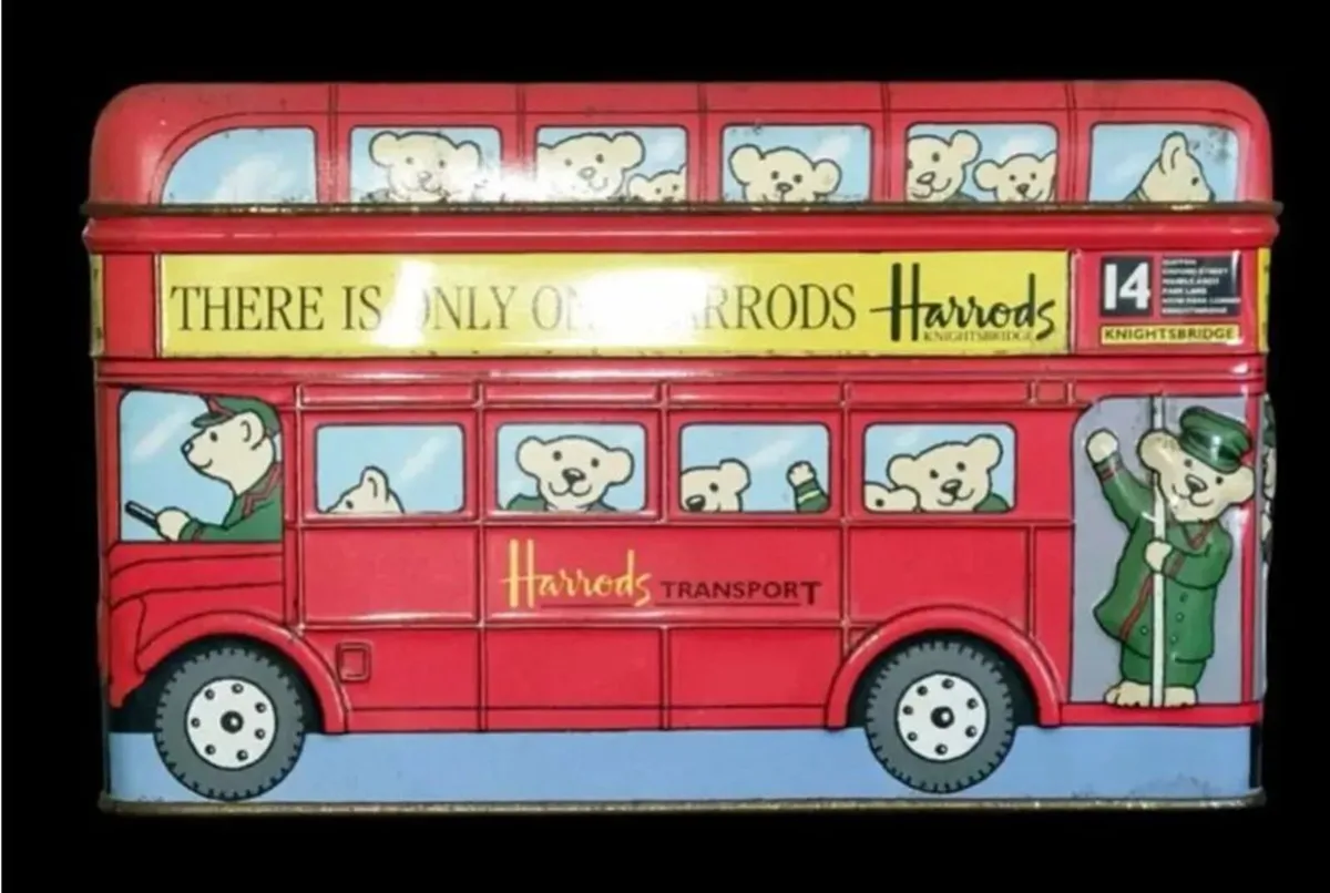 Vintage Harrods Double Decker Bus Collectible - Image 1