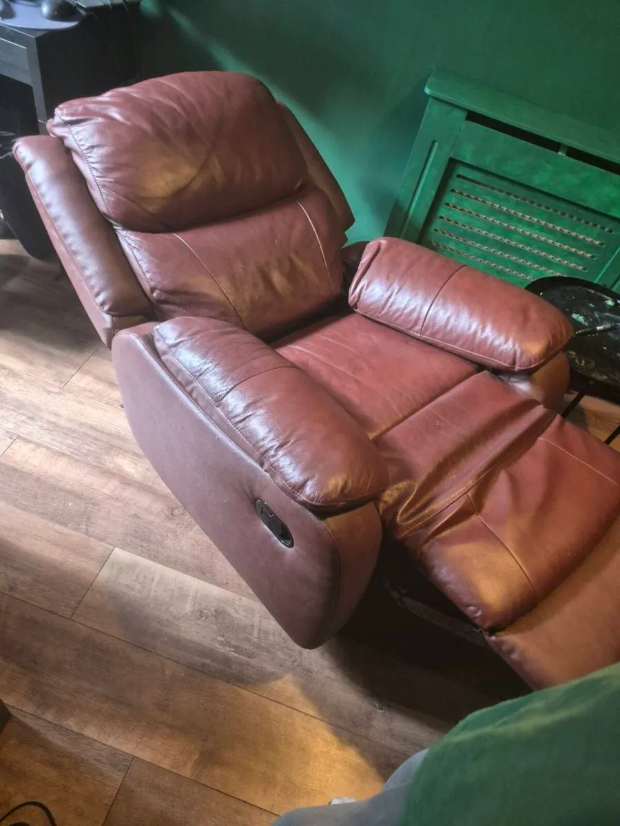 3 seater Sofa and Recliner matching - Image 3