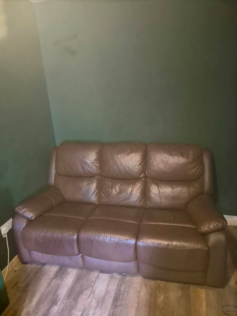 3 seater Sofa and Recliner matching - Image 4
