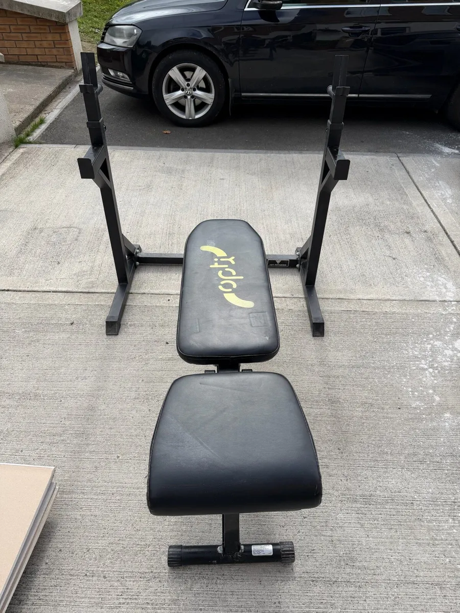 Weight Bench & Weights - Image 2