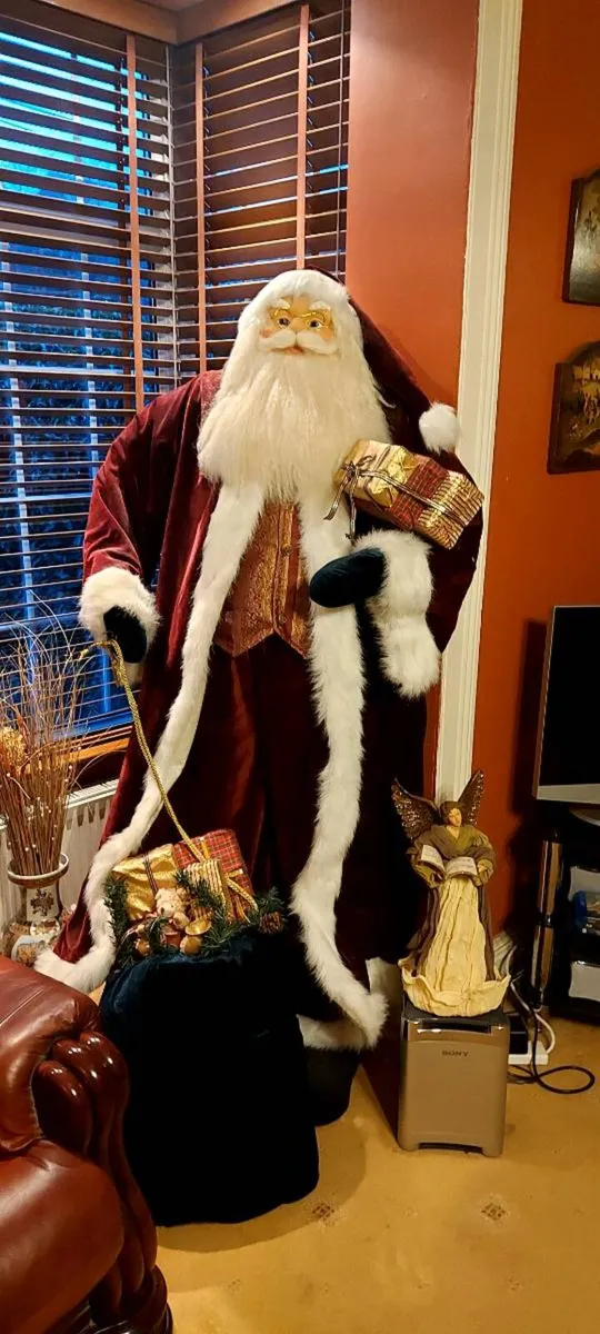 Vintake Christmas Santa. - Image 3