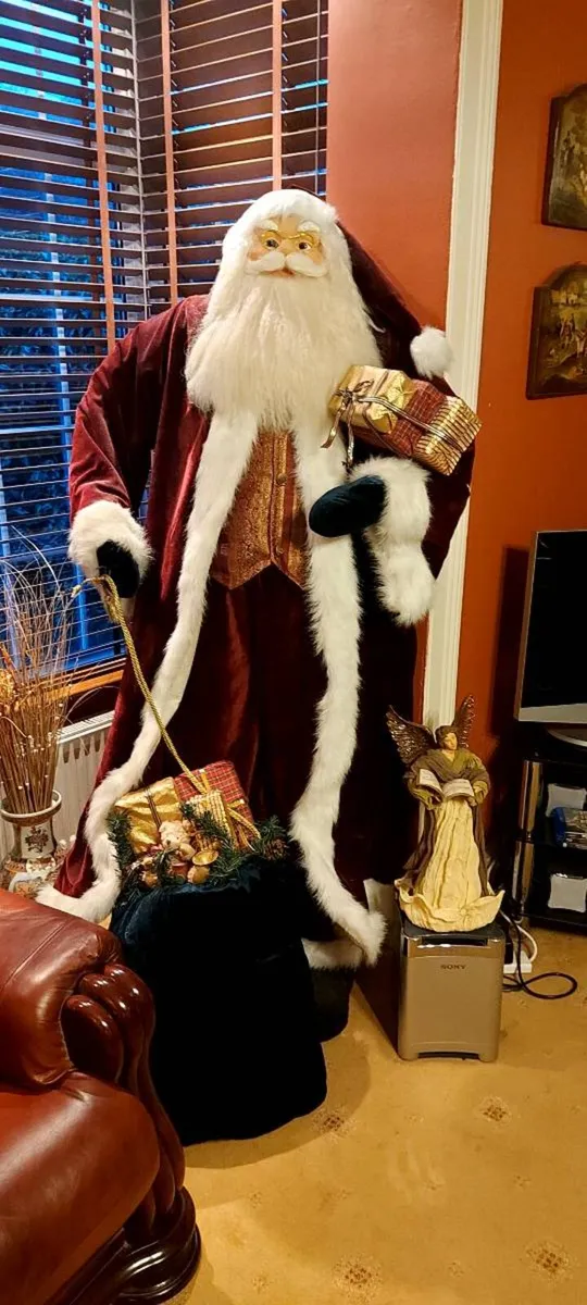 Vintake Christmas Santa. - Image 4