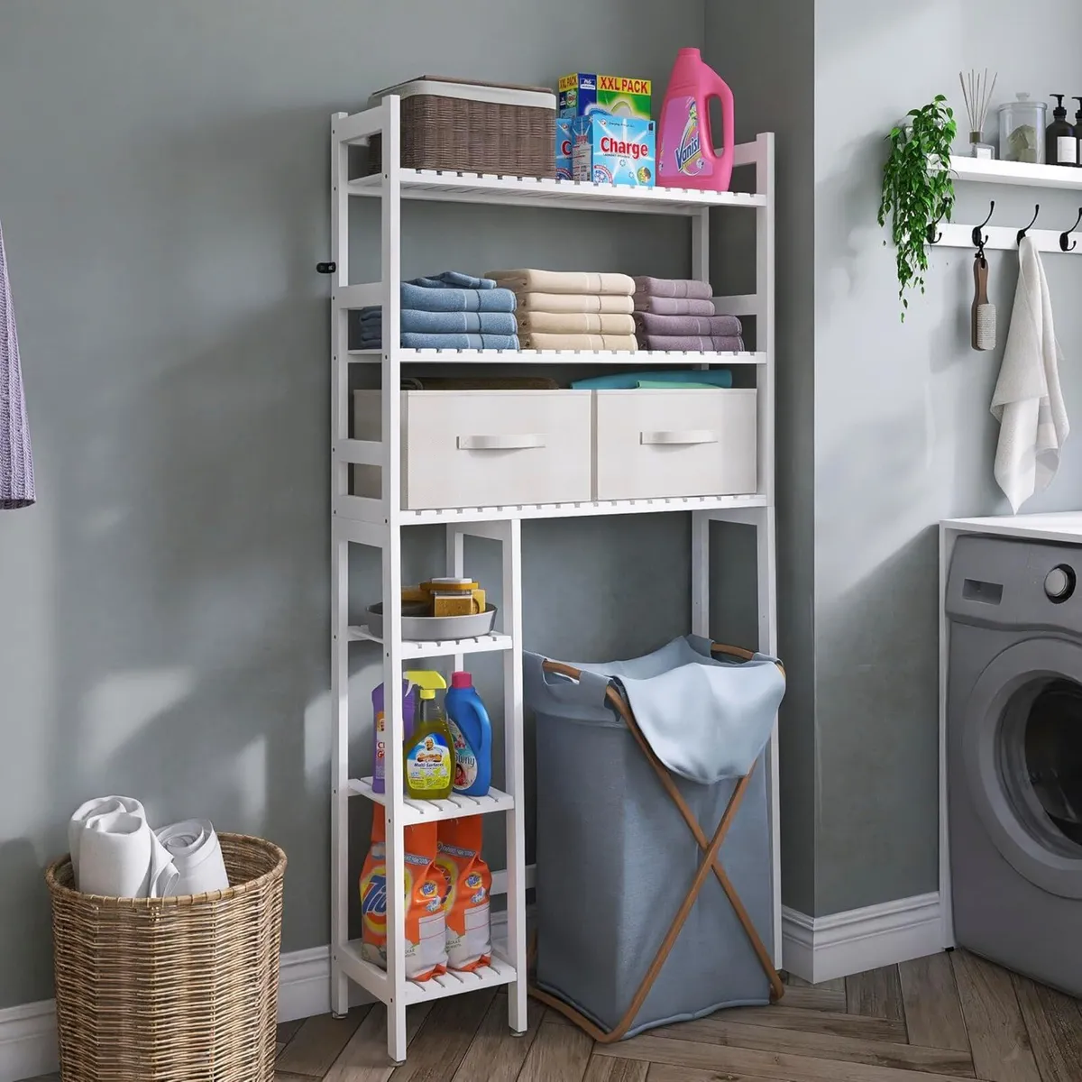 Over the Toilet Storage with Drawers Large - Image 4