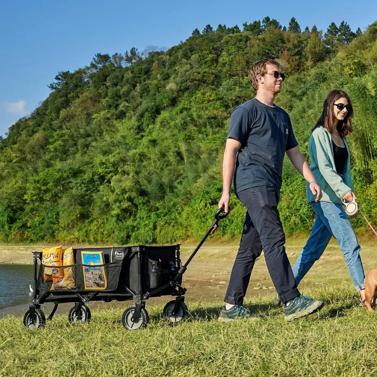 Trolley Folding Camping Wagon 200L - Image 2