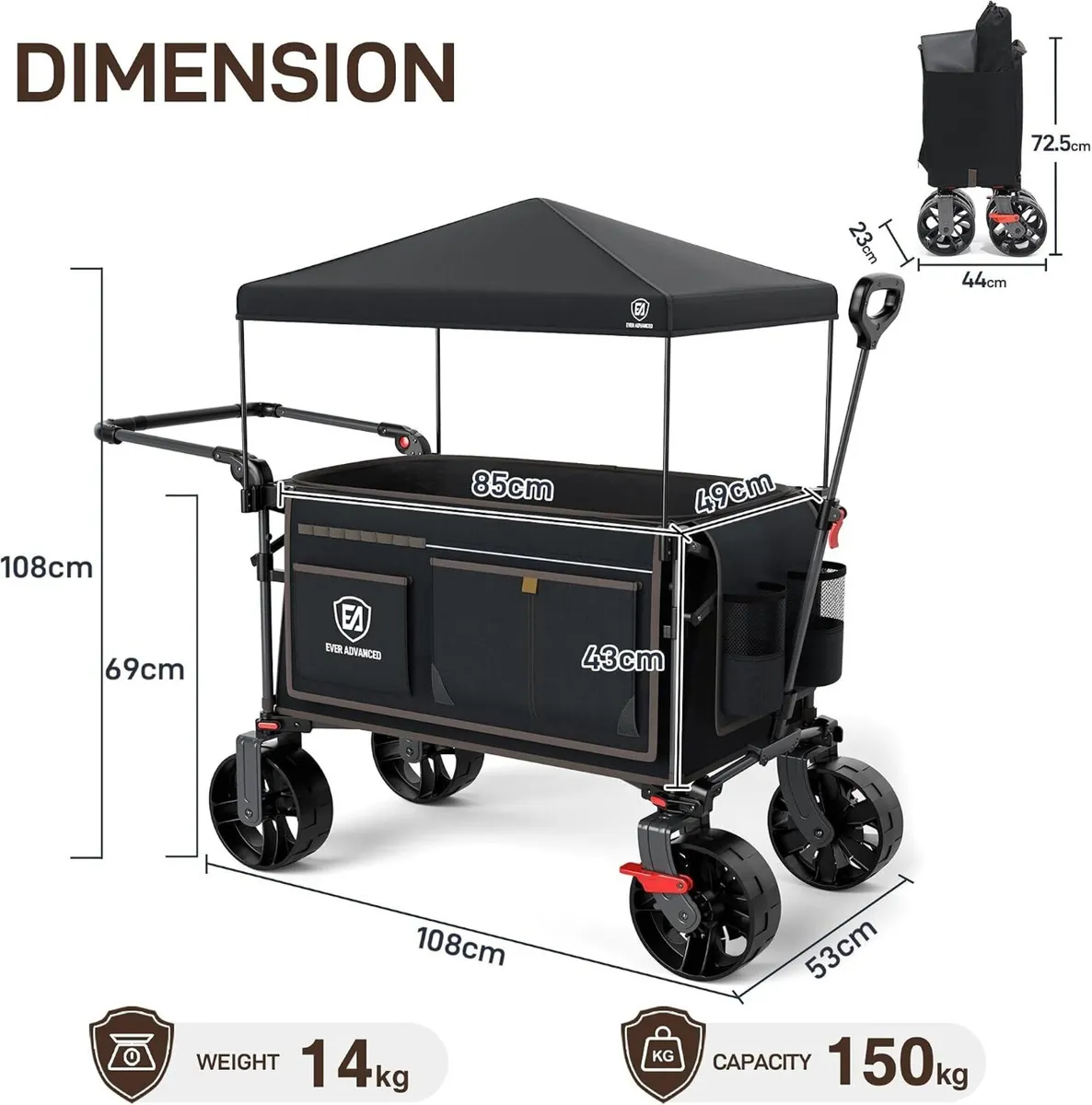 225L Festival Trolley on Wheels - Image 3