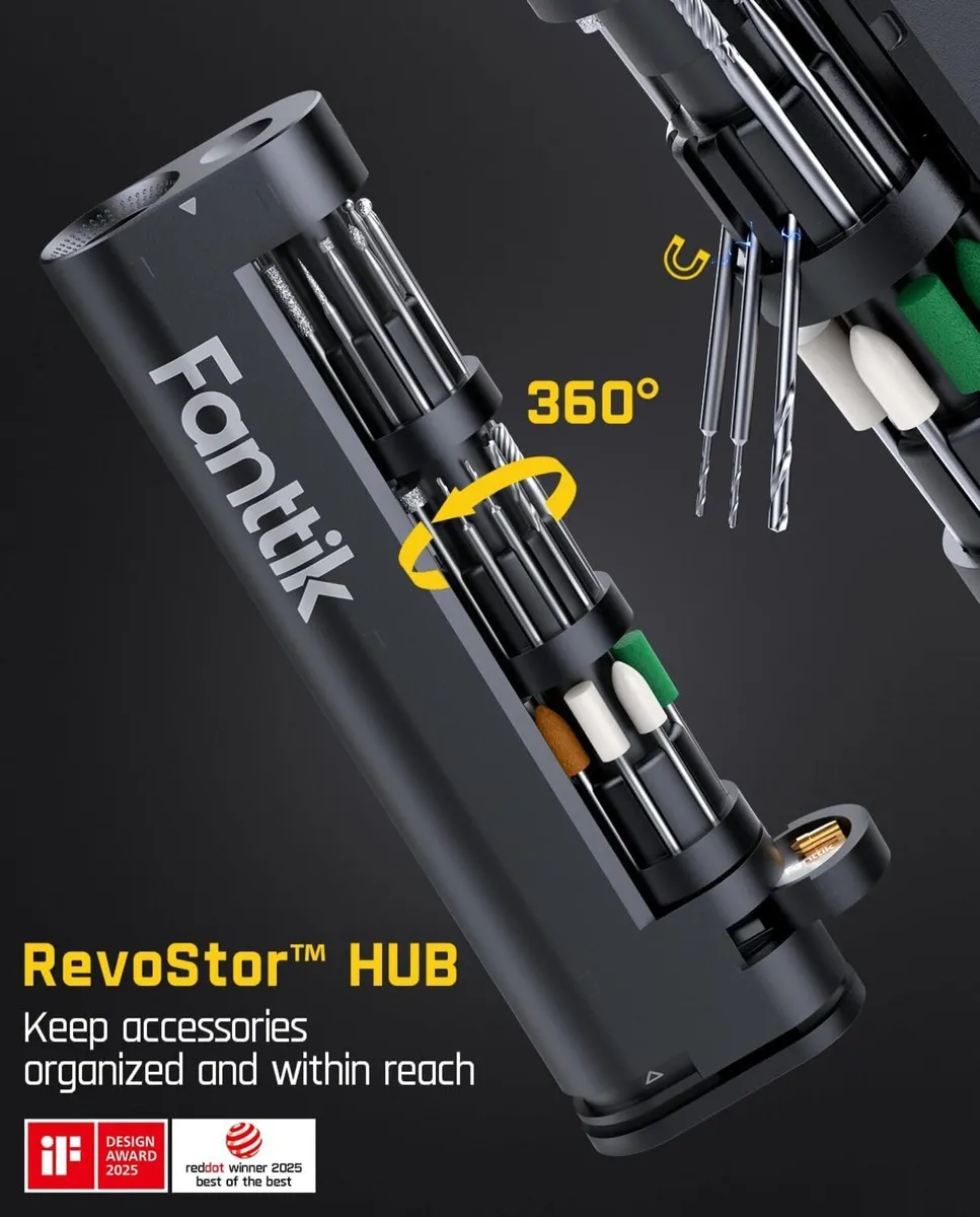 F2 Master Mini Cordless Rotary Tool Kit - Image 4