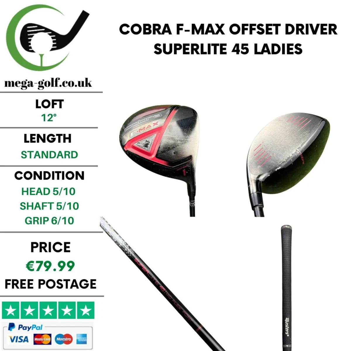 Cobra F-Max Offset Driver / 12° / Ladies - Image 1