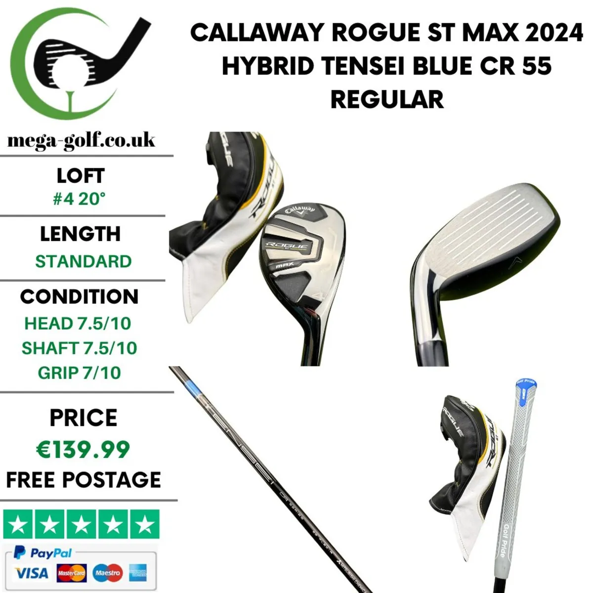 Callaway Rogue ST Max 2024 Hybrid / #4 20° - Image 1