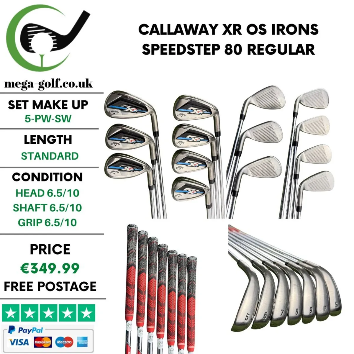Callaway XR OS Irons / 5-Pw-Sw / Regular - Image 1