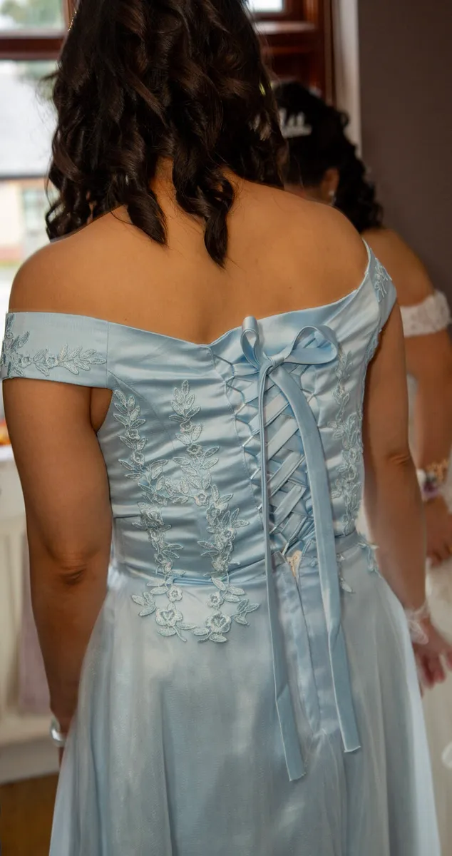 Skyblue Mid length Dress - Image 2