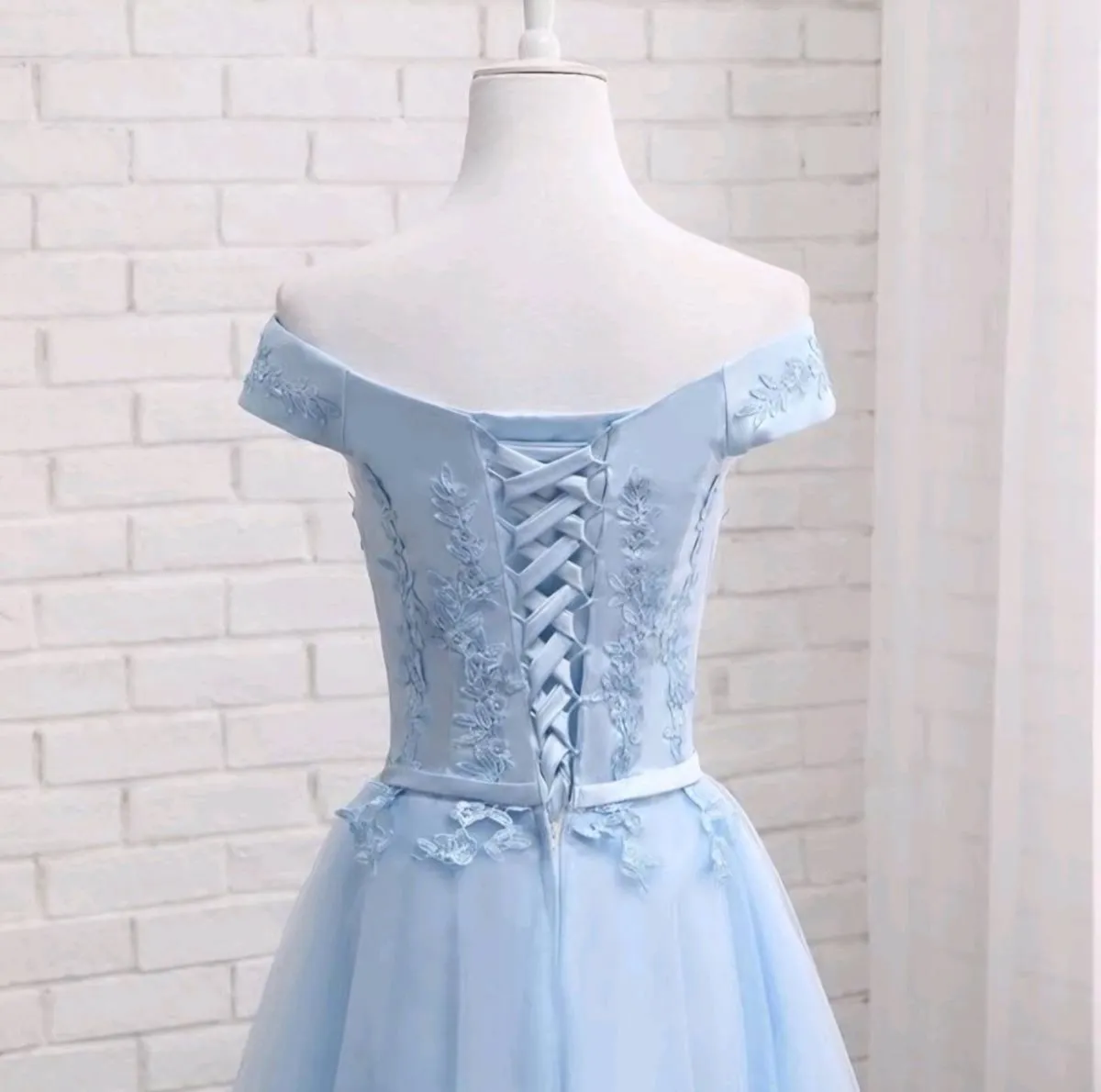 Skyblue Mid length Dress - Image 4