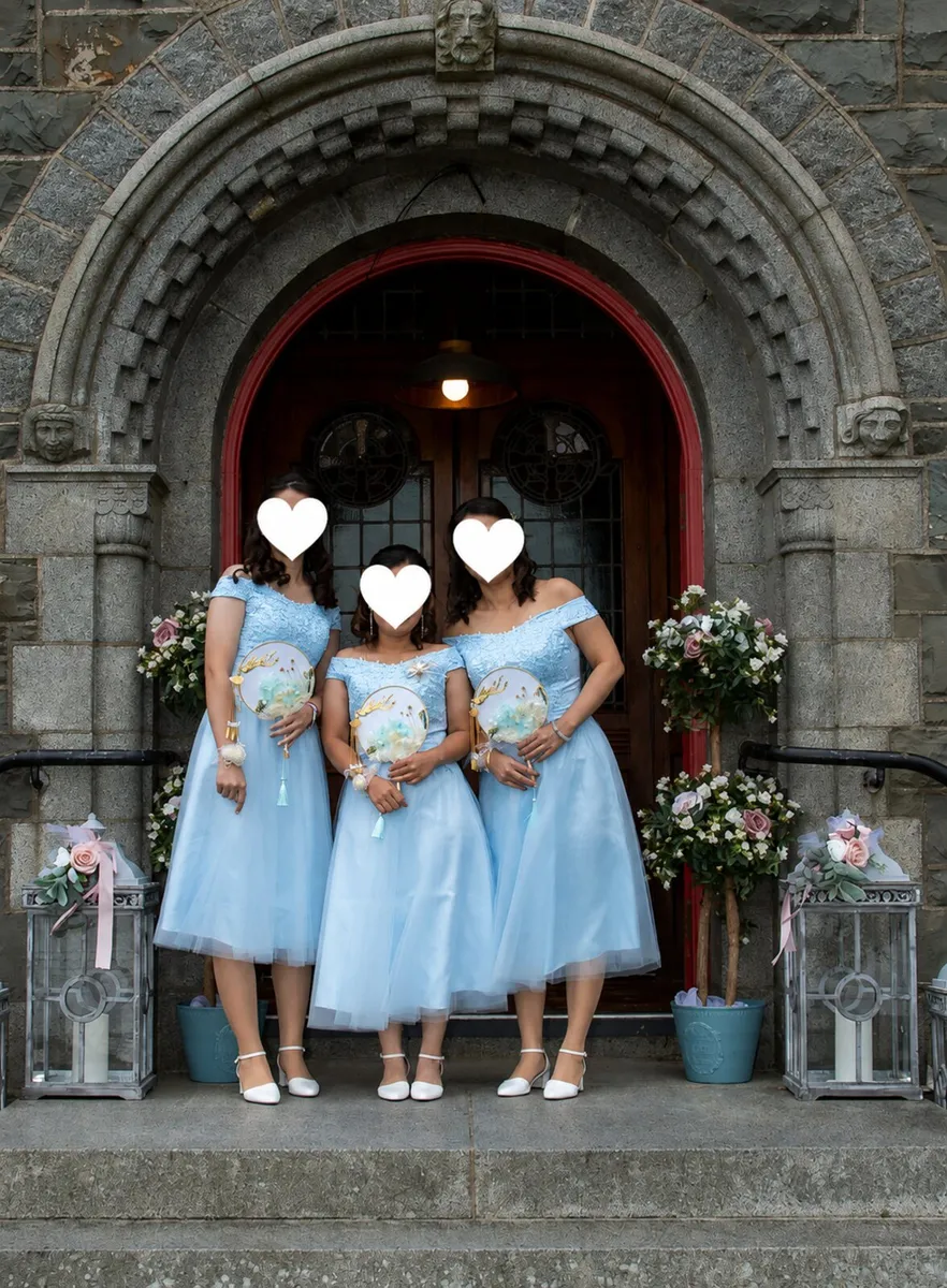 Skyblue Mid length Dress - Image 1