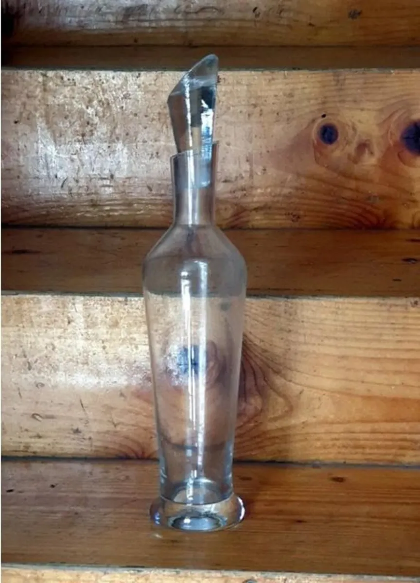 Vintage Harrods Decanter with Angular Stopper - Image 3
