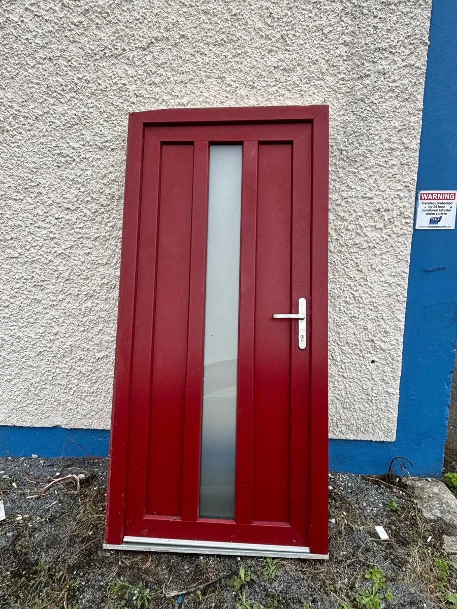 PVC front door secondhand - Image 1