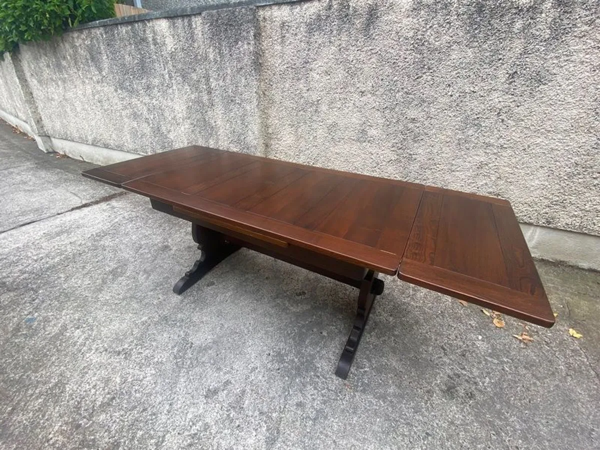Genuine Vintage Ercol Model 434 Old Colonial Extending Dining Table - Image 4
