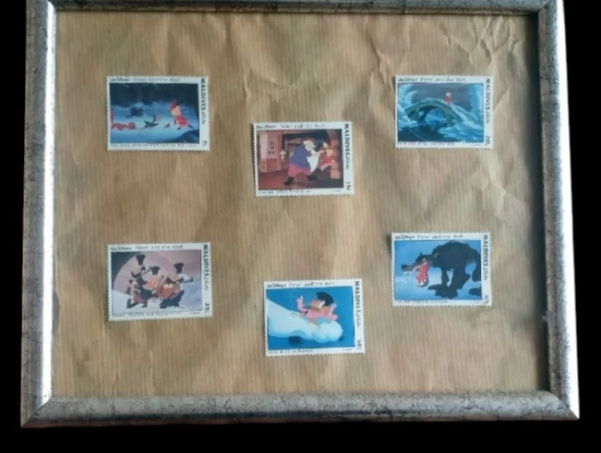 Vintage Disney "Peter and the Wolf" Stamp Set - Image 4