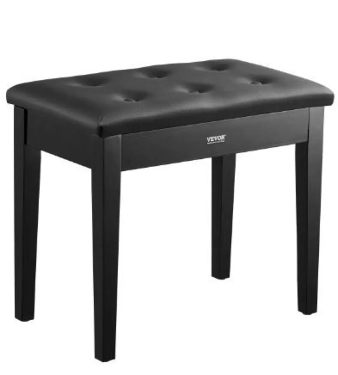 Piano Keyboard Bench Storage Padded Seat - Image 3