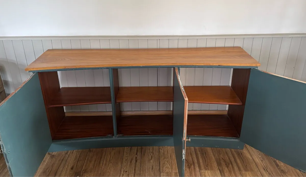 Large Painted Sideboard with Wooden Top – 180cm - Image 3