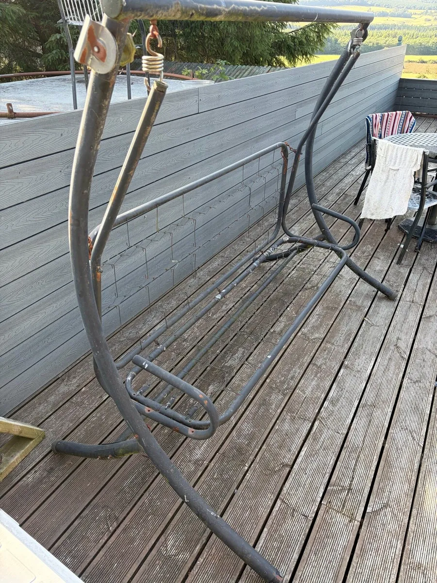 Garden swing bench - Image 3