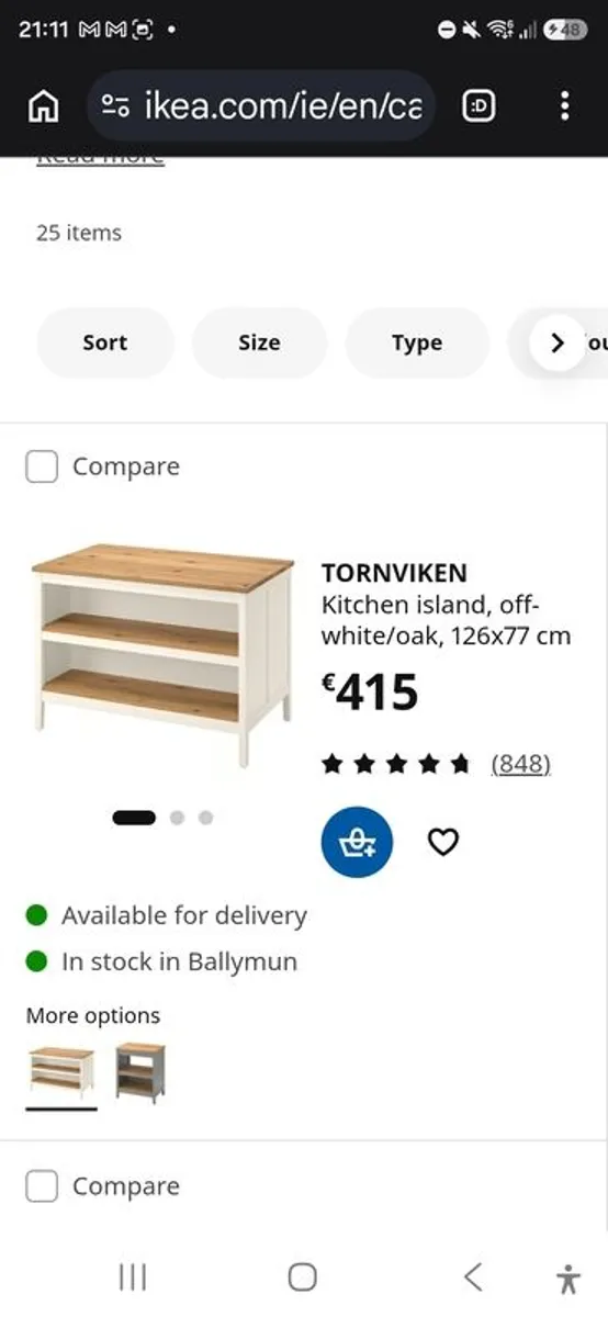 IKEA Kitchen Island - Image 1
