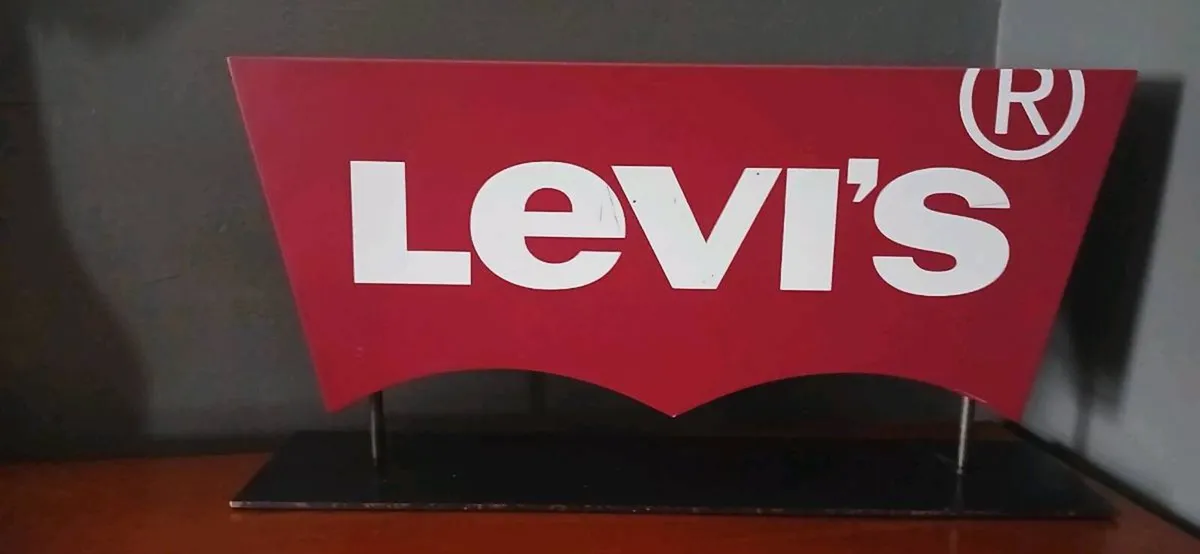 Levi's Retro Store Advertising Sign - Image 1
