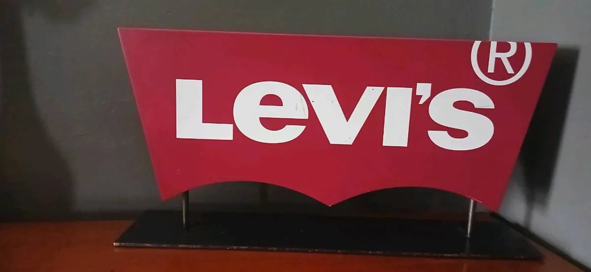 Levi's Retro Store Advertising Sign - Image 2