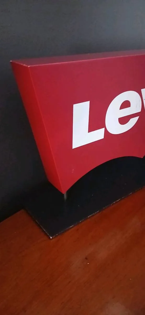 Levi's Retro Store Advertising Sign - Image 3