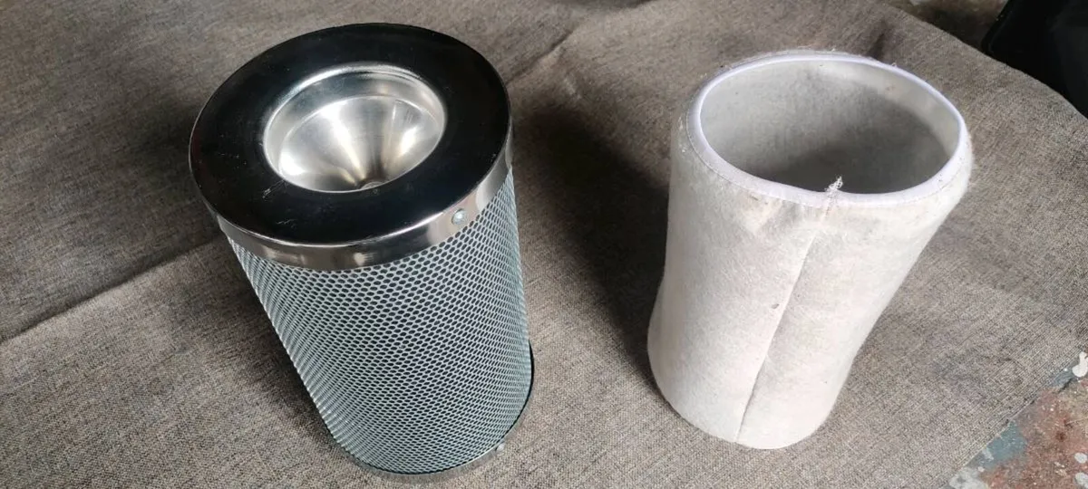 Inline Duct Fan, Carbon Filter with Speed adapter - Image 1