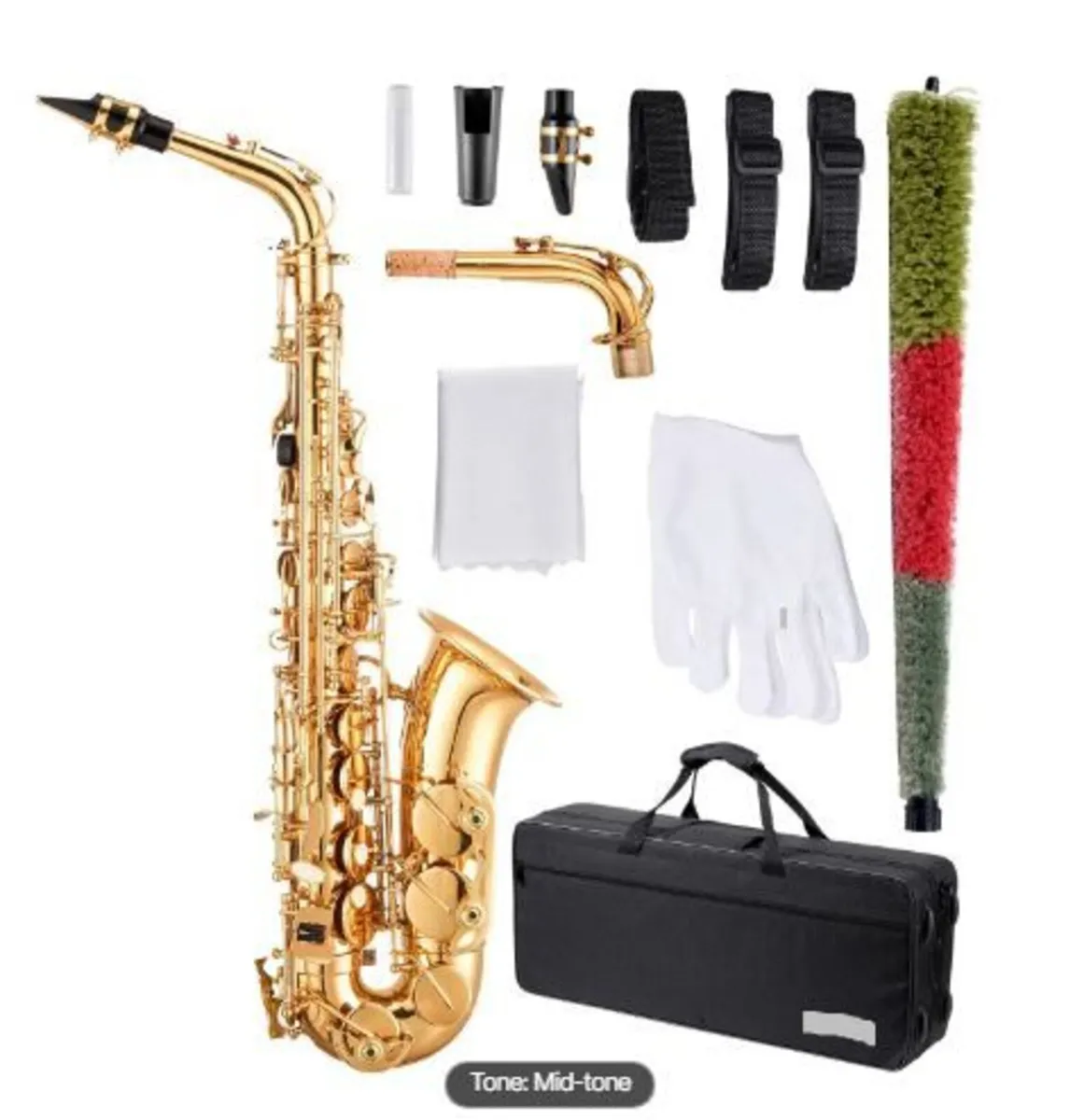 Alto Saxophone, E Flat, Brass Saxophone - Image 3