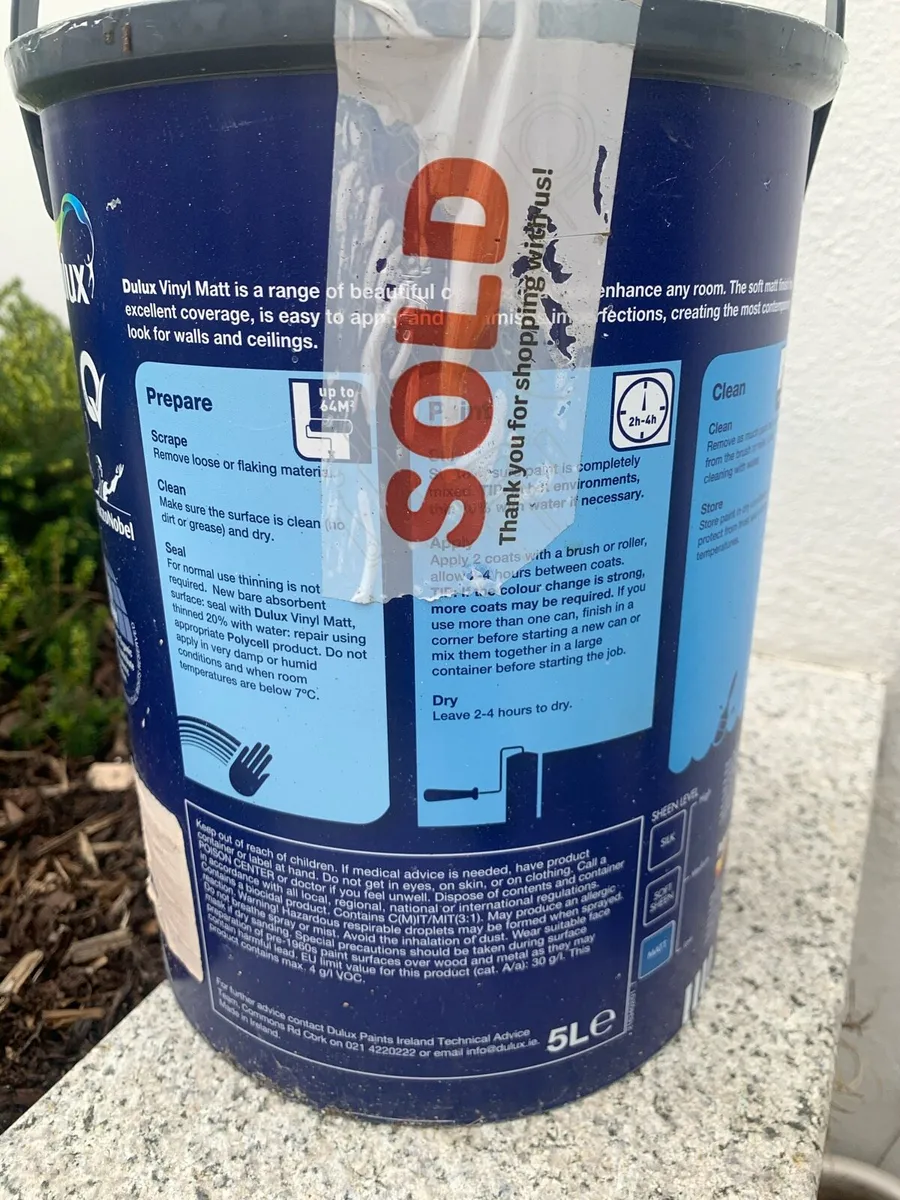 Paint dulux dapple grey unopened - Image 2