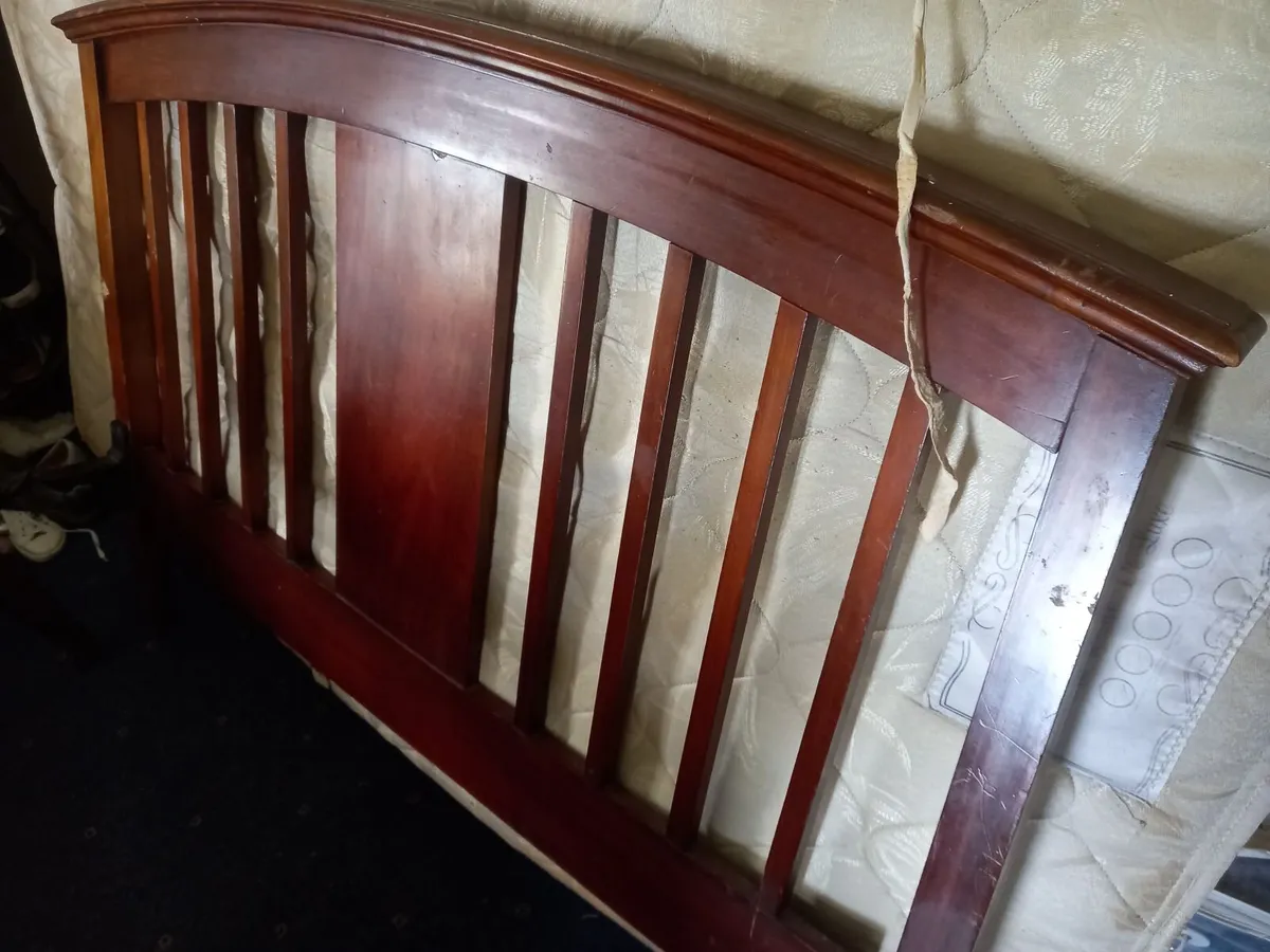 King size bed antique - Image 2