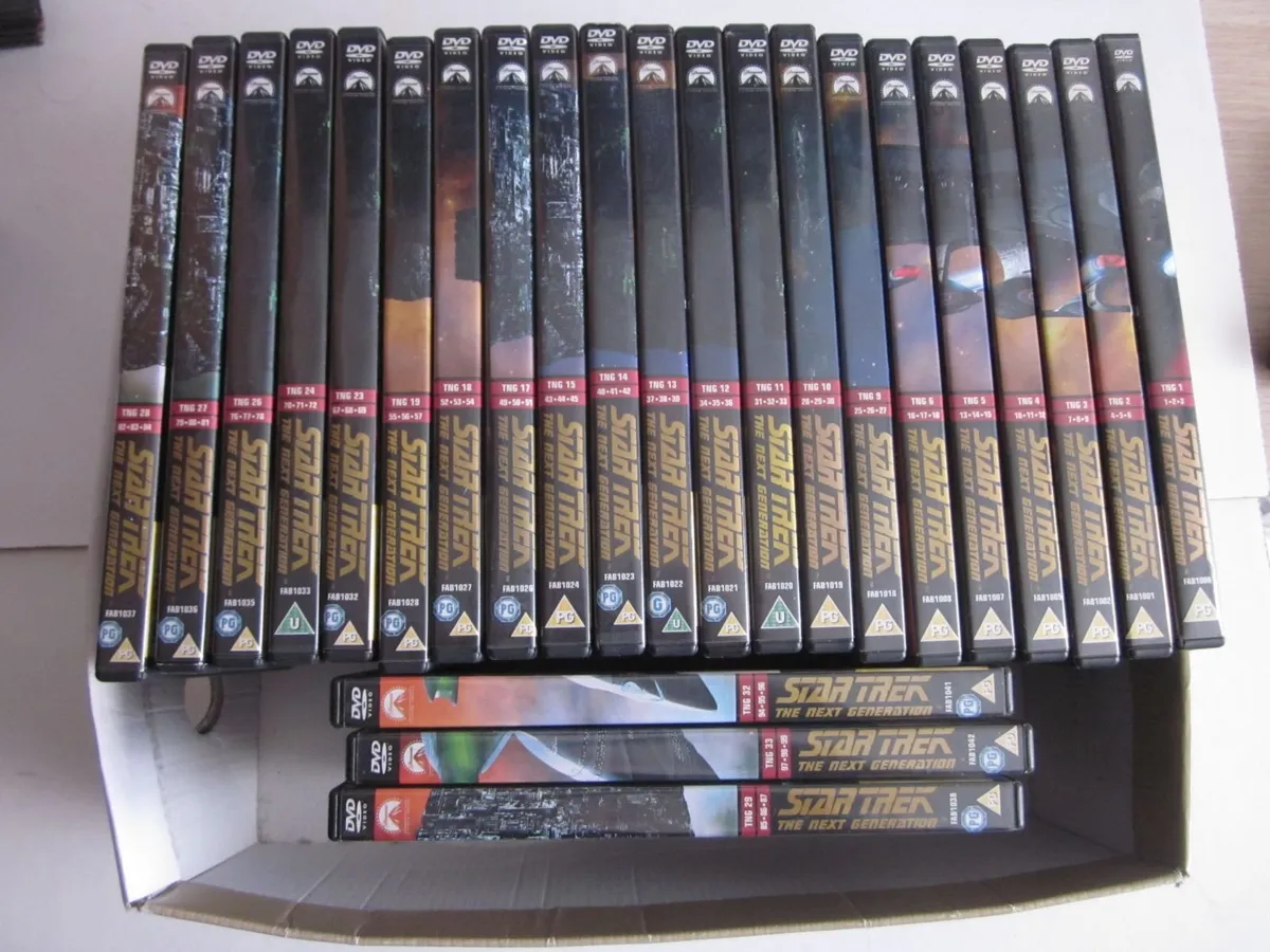 Star Trek The Next Generation Large DVD Bundle - Image 3