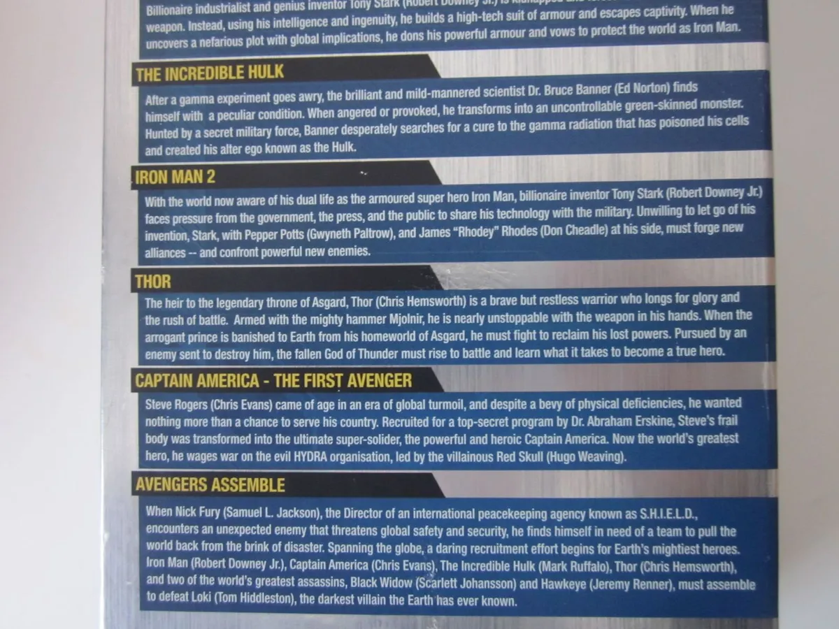 Marvel Avengers Assemble 6 Movie/DVD Collection - Image 2
