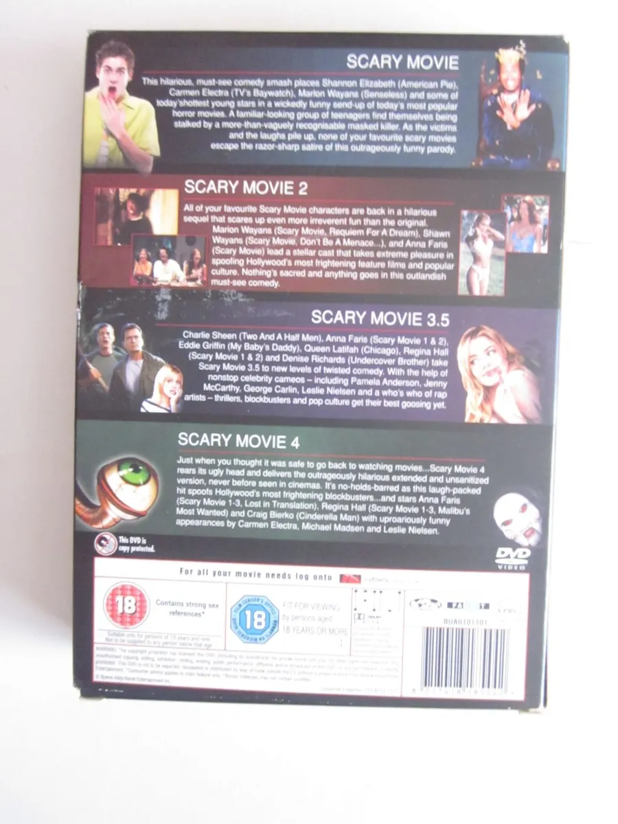 Scary Movie Quadrilogy Box Set DVD 2008 - Image 2