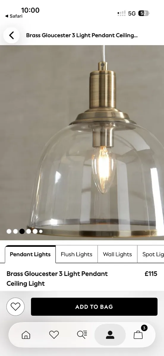 Brass island light - Image 3