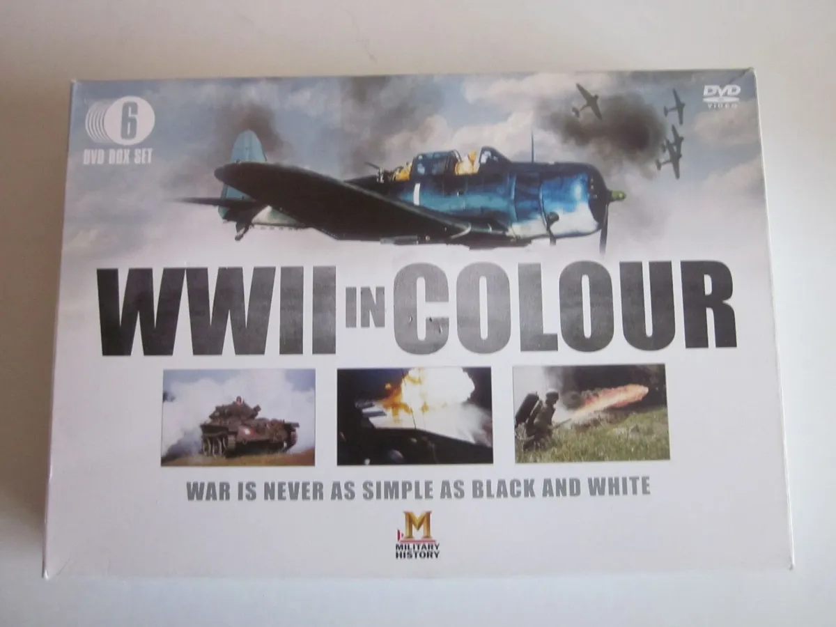 World War 11 in Colour 6 DVD Box Set Military Hist - Image 1