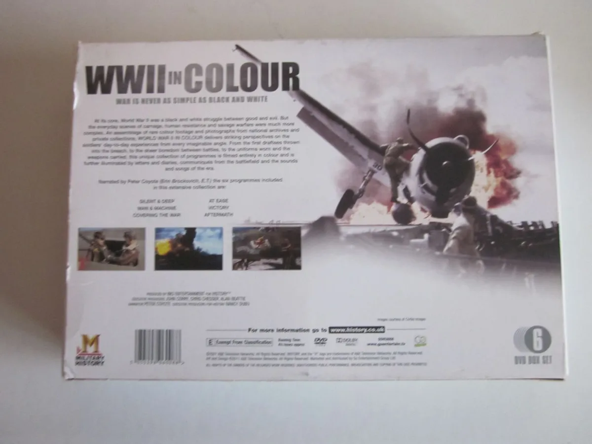 World War 11 in Colour 6 DVD Box Set Military Hist - Image 3