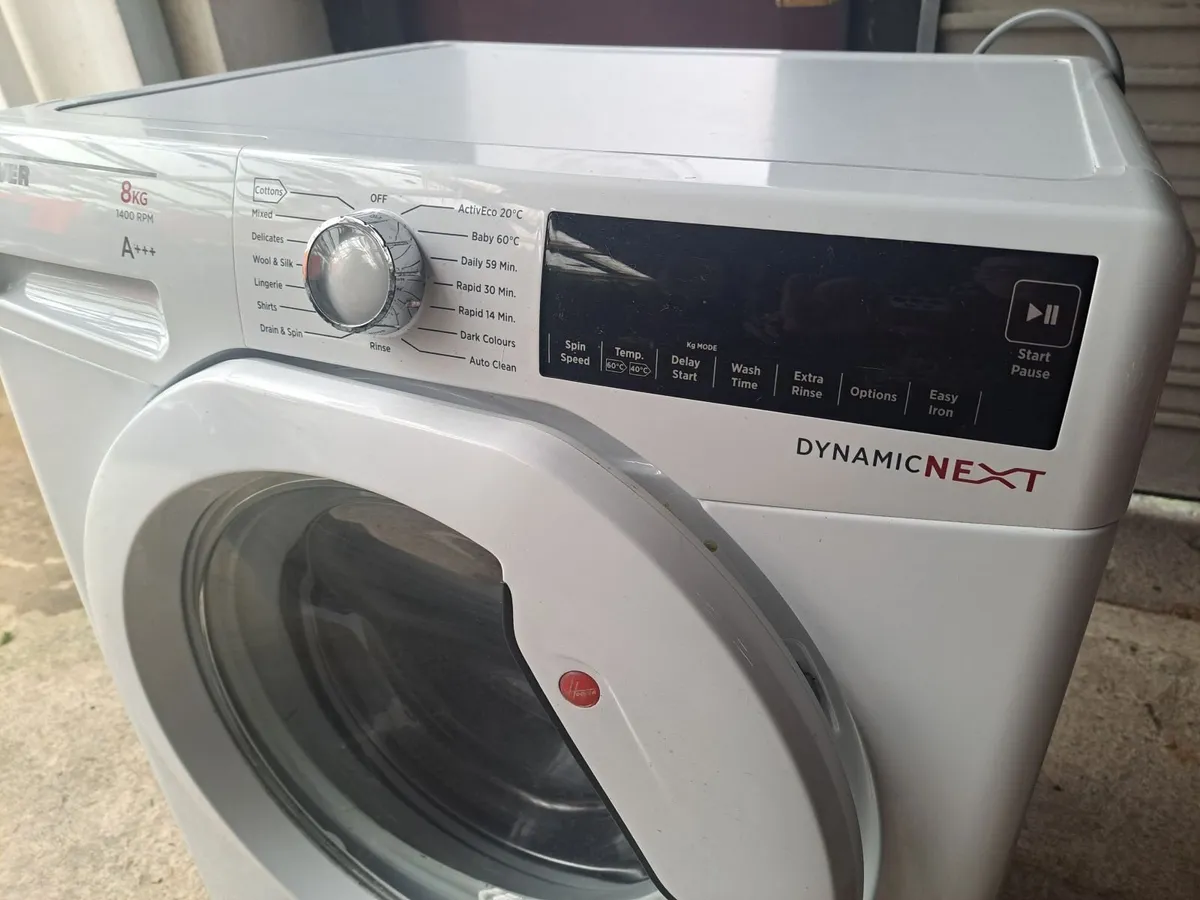 HOOVER DYNAMIC NEXT 8KG WASHING MACHINE. - Image 1